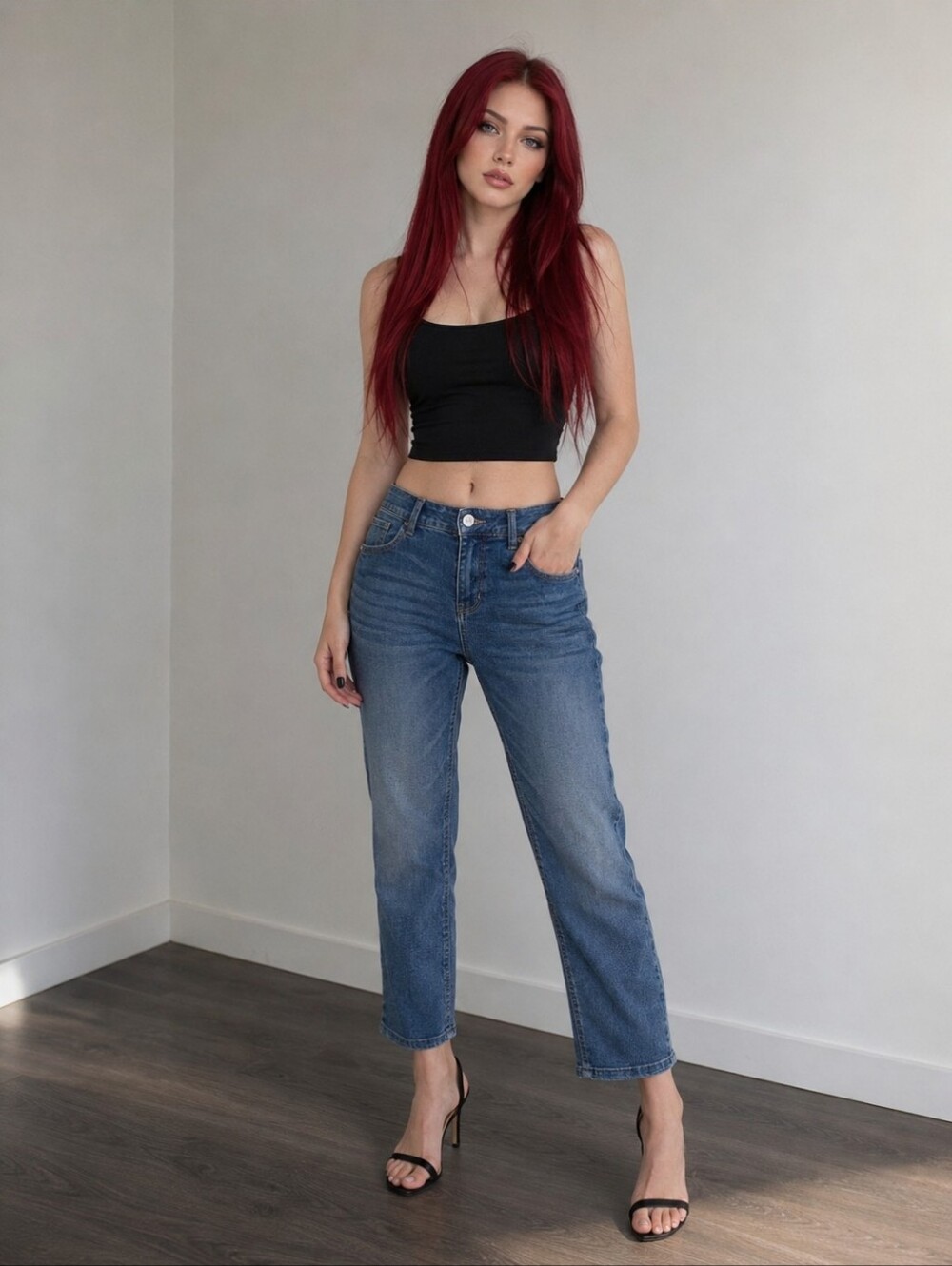 Wit & Wisdom Ab•Solution Skinny Ankle Jeans Size 8P Medium Wash Stretch Denim
